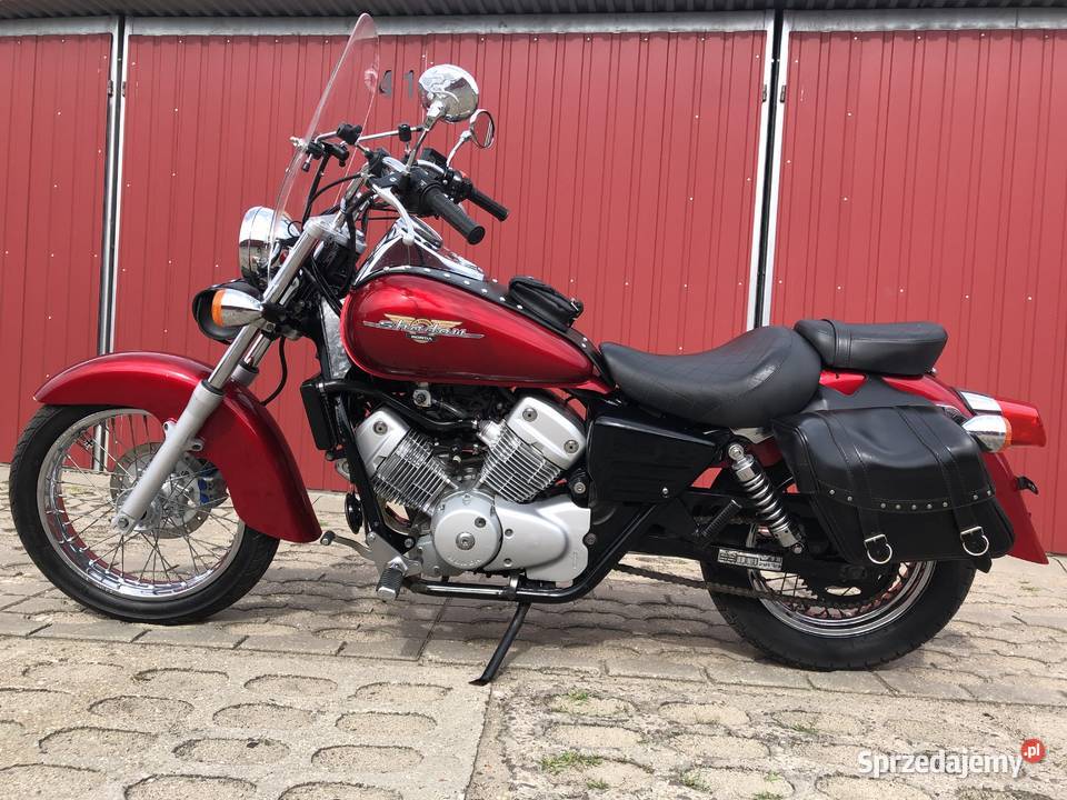 Honda VT 125 C Shadow Piękna NOWA TŁUMIK SILVER Motocykle, skutery, quady mazowieckie Żyrardów