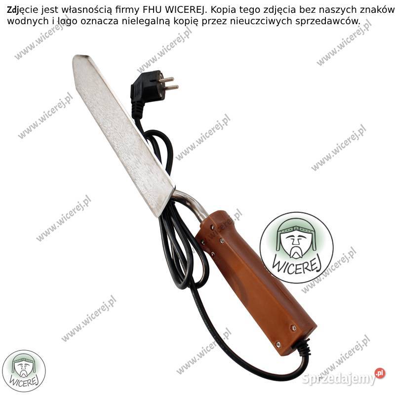 Nóż elektryczny do odsklepiania ramek z Jaśliska