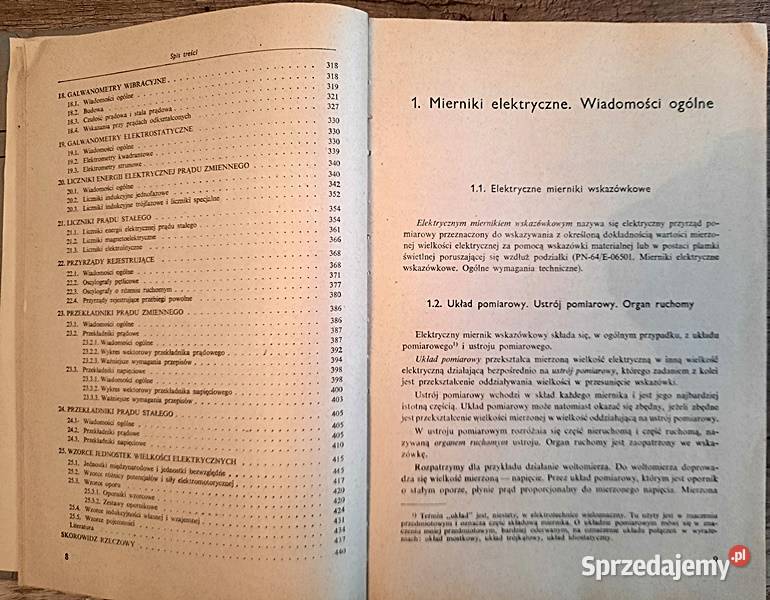 Elektryczne przyrządy pomiarowe S Lebson 1968 r Rok wydania 1968