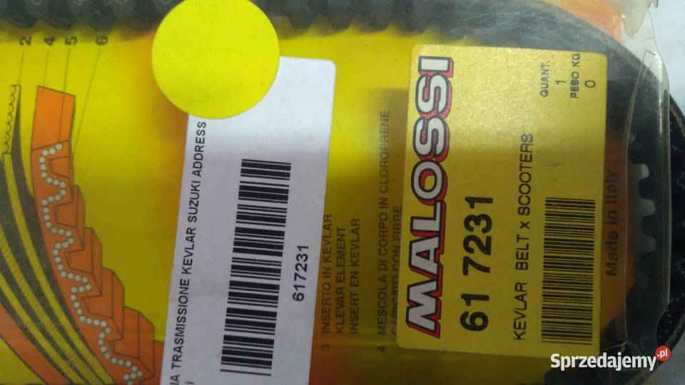 Pasek napędowy Malossi Italjet Torpedo Bielsk Podlaski sprzedam