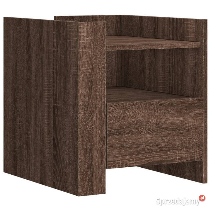 Szafka nocna brązowy dąb 45x50x50 materiał Warszawa