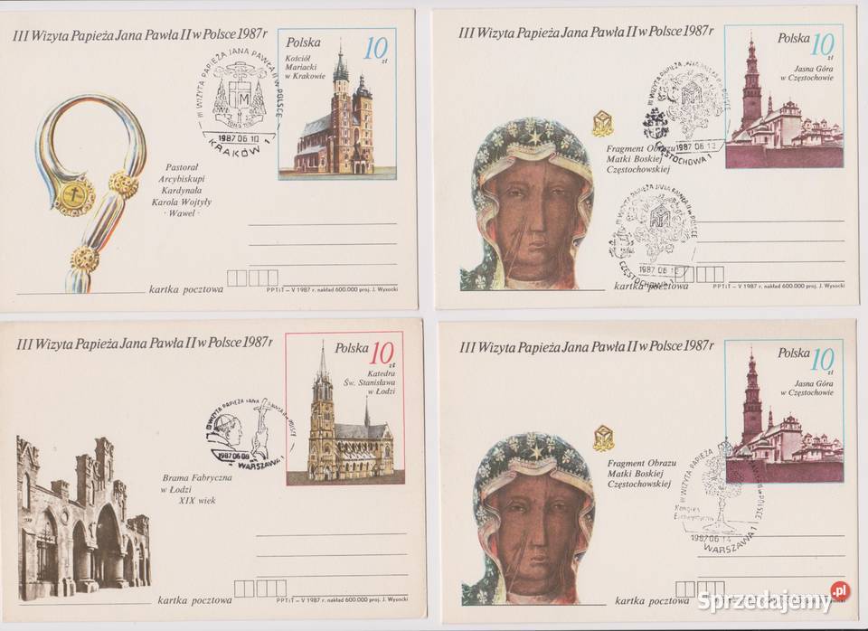 Okolicznościowe Koperty FDC z Janem Pawłem II Wrocław sprzedam