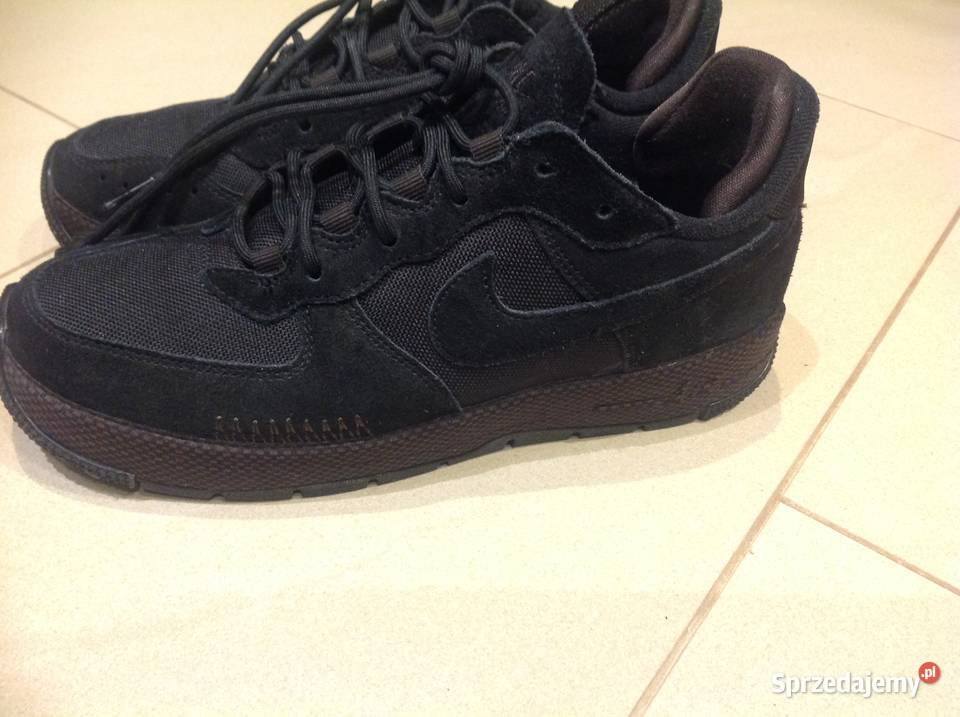 Sneakersy Damskie NIKE AIR FORCE WILD 40 Czarne lubuskie Nowa Sól