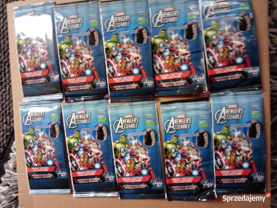Tatuaże Avengers Assemble Marvel zestaw Chrzanów sprzedam
