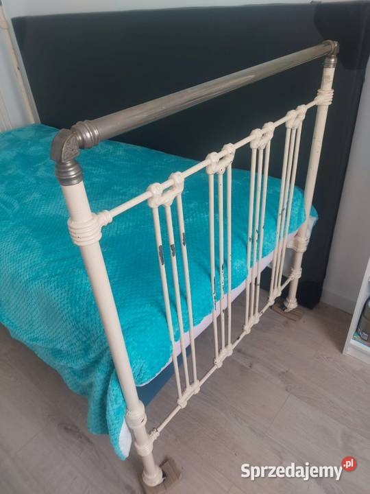 Łóżko metalowe stylowe oryginalne Poznań sprzedam