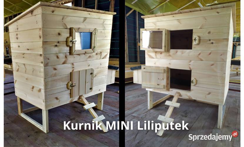 Mini Kurnik Liliputek domek kur domek ptaków Blachownia sprzedam