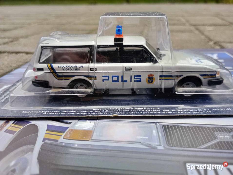 VOLVO 240 kultowe wozy policyjne Deagostini mazowieckie