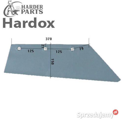 Lemiesz 300hektarów HARDOX 54550P części do Suwałki