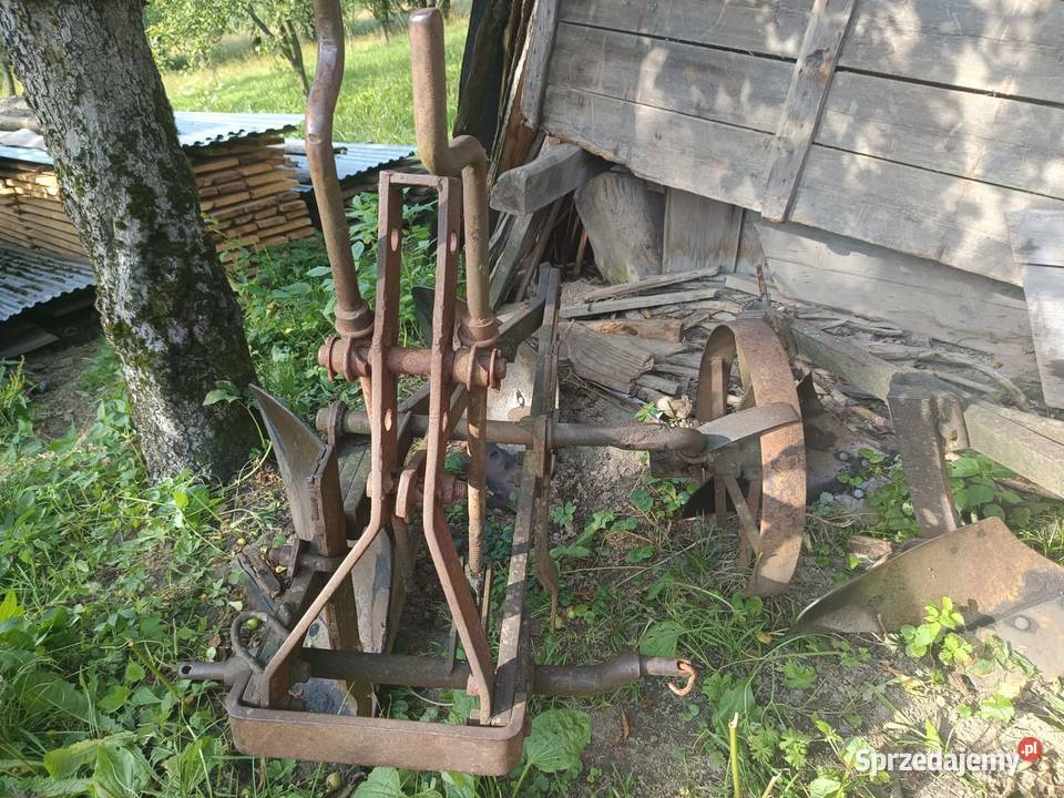 Pług 2skibowy dwuskibowy zagonowy solidny polska