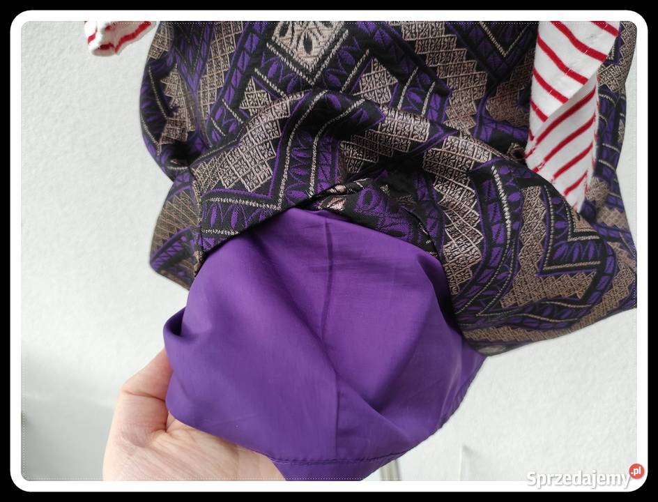 OASIS spódnica fioletowo złota z podszewką 42 XL Płock sprzedam
