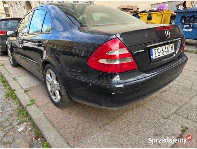 MercedesBenz Klasa E W211 Sprzedaż syndyka Rok produkcji 2003 Szczecin