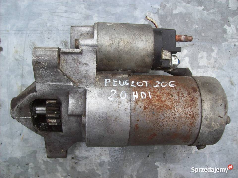 Peugeot 20 HDI Rozrusznik M001T80381 Układ elektryczny silnika