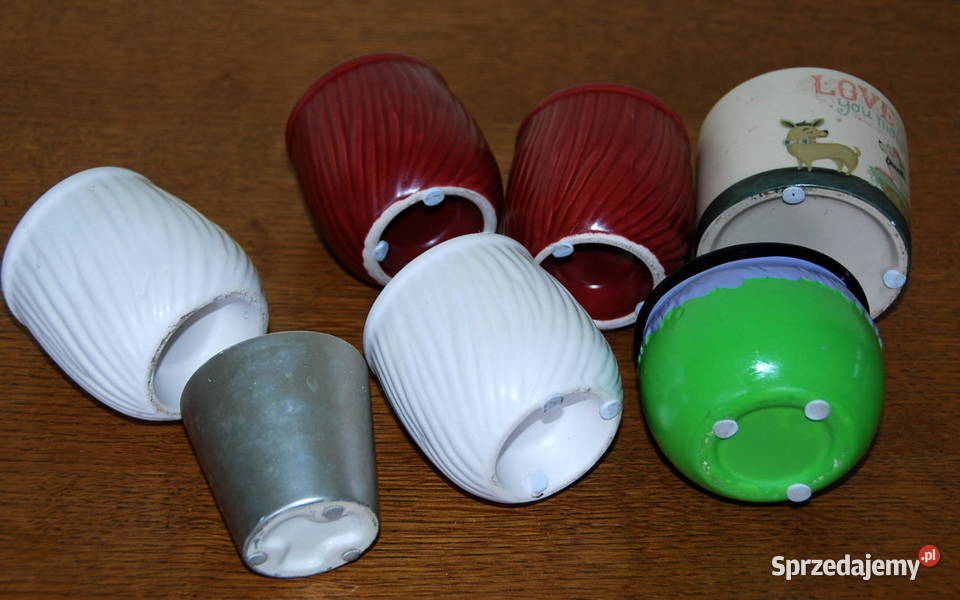 Mały Doniczki zestaw 7 ceramika mazowieckie Warszawa