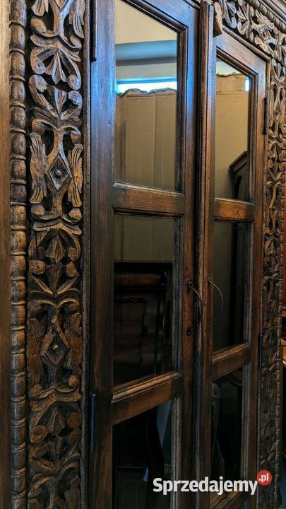 Wspaniała witrynabiblioteka kolonialnaszer945 Meble Dąbrowa Górnicza