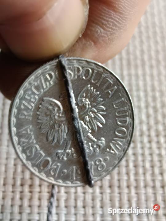 sprzedam monete 1 zloty 1978 lekka skrętka Chełm