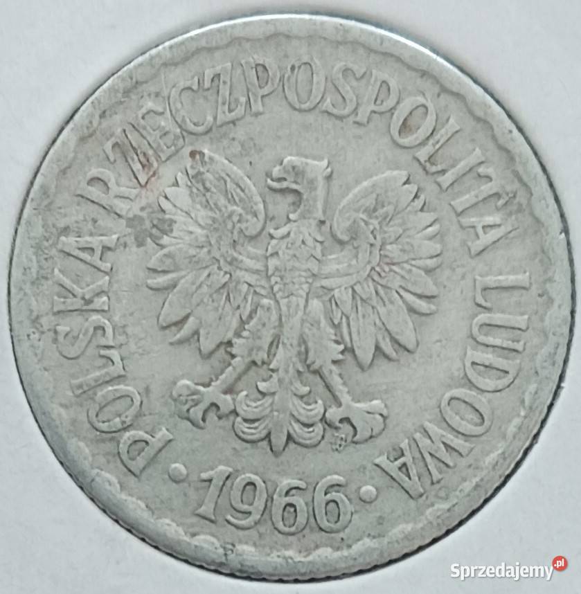 1 Złoty 1966 r 2 PRL ładne Konin