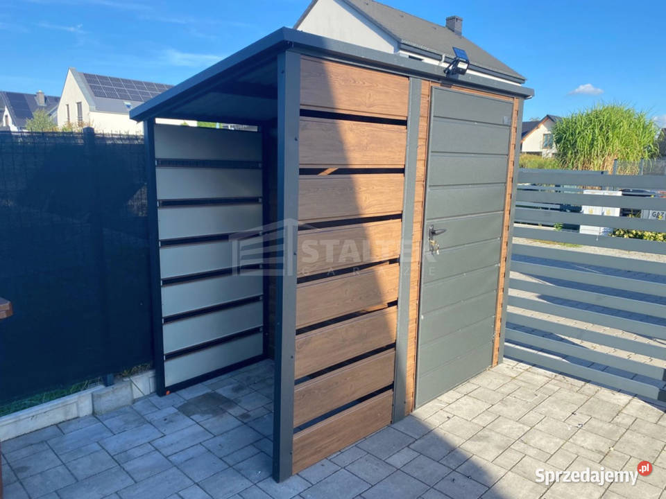 Schowek domek ogrodowy 1515 wiata 115 drzwi