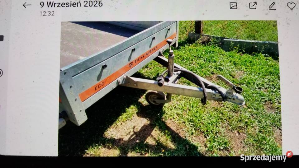 Przyczepka temared nowa 750 burtowe Do samochodów osobowych Stępina sprzedam