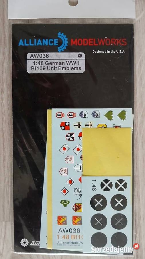 Kalkomanie Alliance Model Works AW036 German WW Lubartów