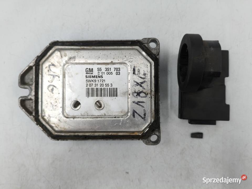 Sterownik Silnika Opel Zafira A 18 16v 55351703 osobowe Komputery Wyszków