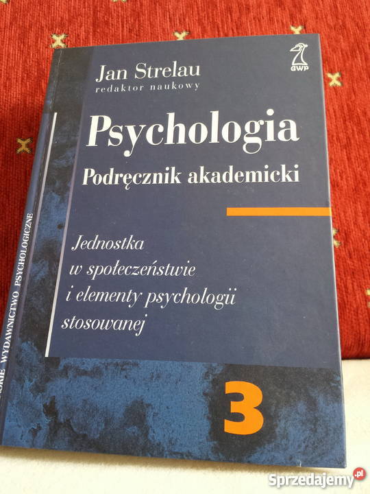 Psychologia J Strelau tom 3 Bytom sprzedam