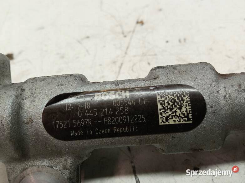 LISTWA WTRYSKOWA 0445214258 23 CDTI DCI Opel