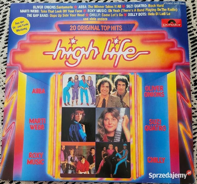 High Life 20 Original Top Hits ABBA Roxy Music Chełmno