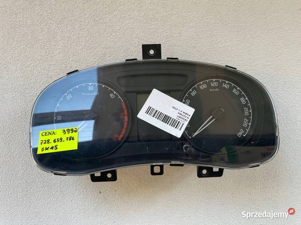 Licznik ZEGARY VDO SKODA FABIA II ROOMSTER Warszawa sprzedam