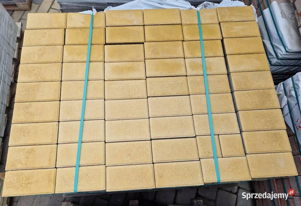 Kostka Brukowa Holland 8 Prostokąt żółta z Fazą Wielogóra sprzedam
