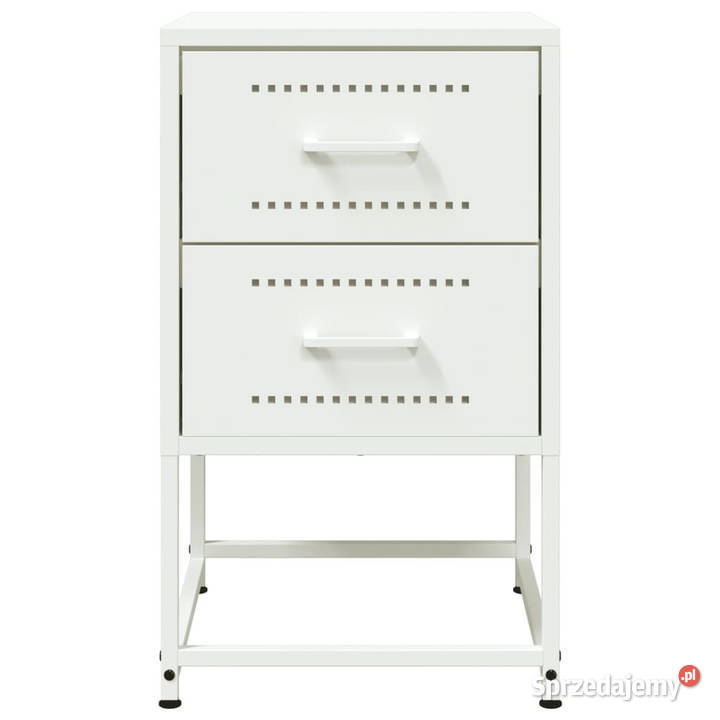 Szafka nocna biała 36x39x605 stal WM846468 Warszawa sprzedam