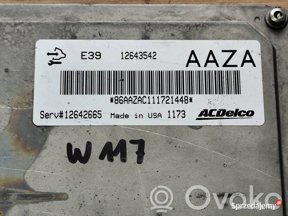 Opel Insignia A 20 TURBO STEROWNIK KOMPUTER wielkopolskie