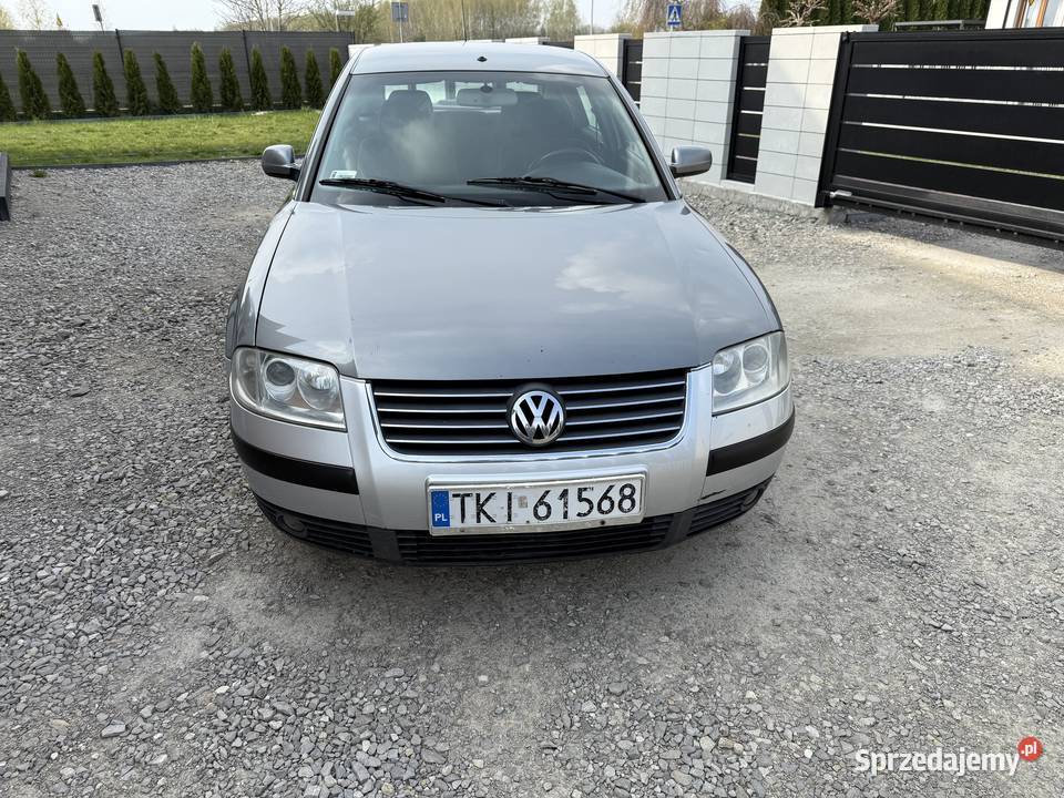 Passat B5 FL 19 TDI130 welurowa tapicerka Samochody osobowe Chmielnik