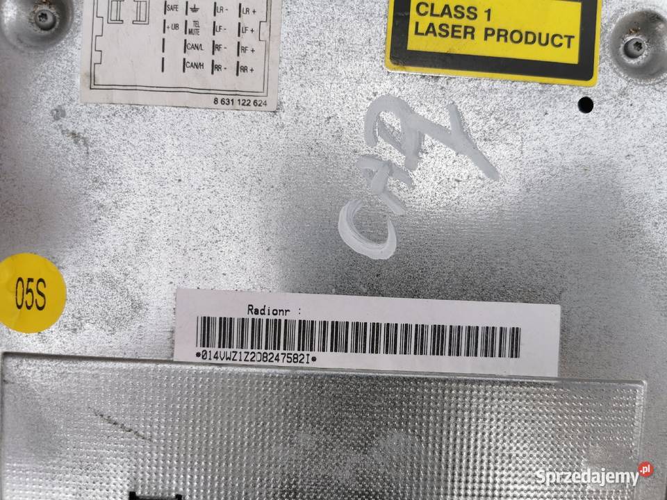 Radio cd vw caddy passat 014VWZ1Z208247582I osobowe Sieraków