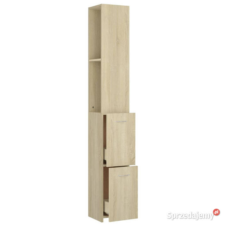Szafka łazienkowa dąb sonoma 25x265x170 WM808434 Pozostałe mazowieckie Warszawa