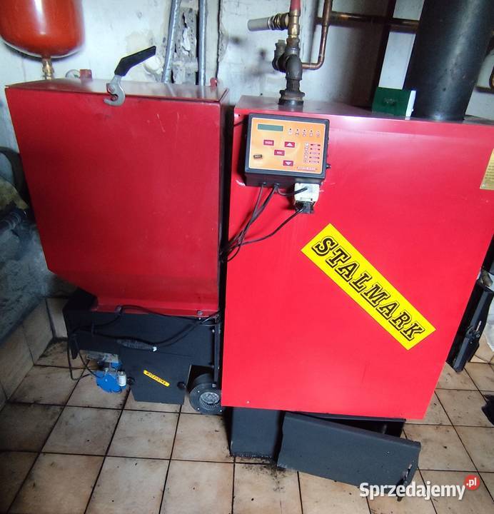 Piec Stalmark z podaj tłokowym 24 KW Ogrzewanie Myślenice