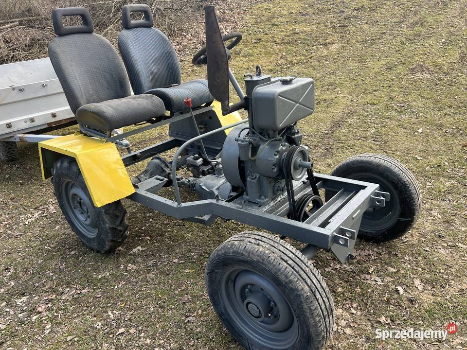 Traktorek sam z przyczepką Andoria s7 ciągnik Pozostałe Oświęcim sprzedam