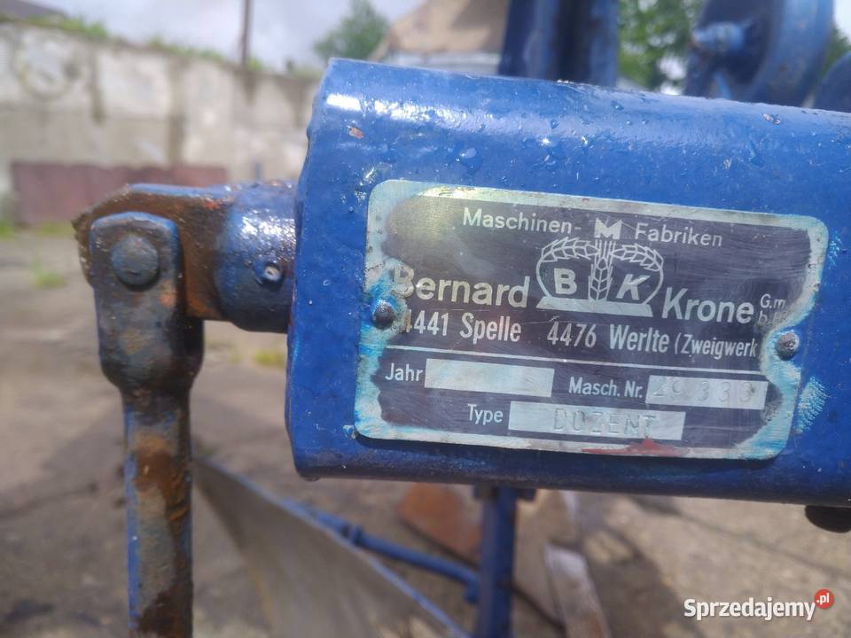 Pług Krone 2 skiby obrotowy