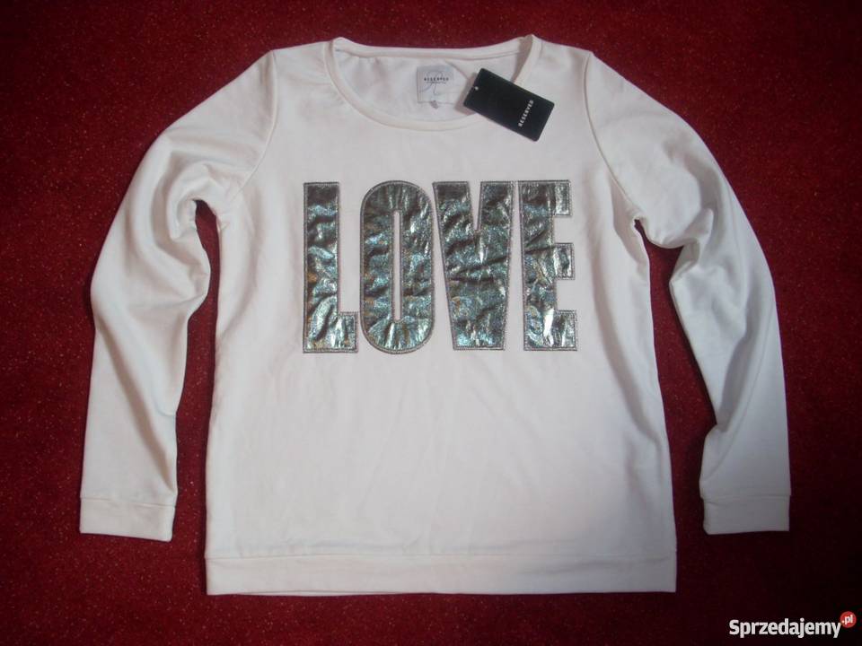 RESERVED modna bluza NOWA srebro 40 L na prezent