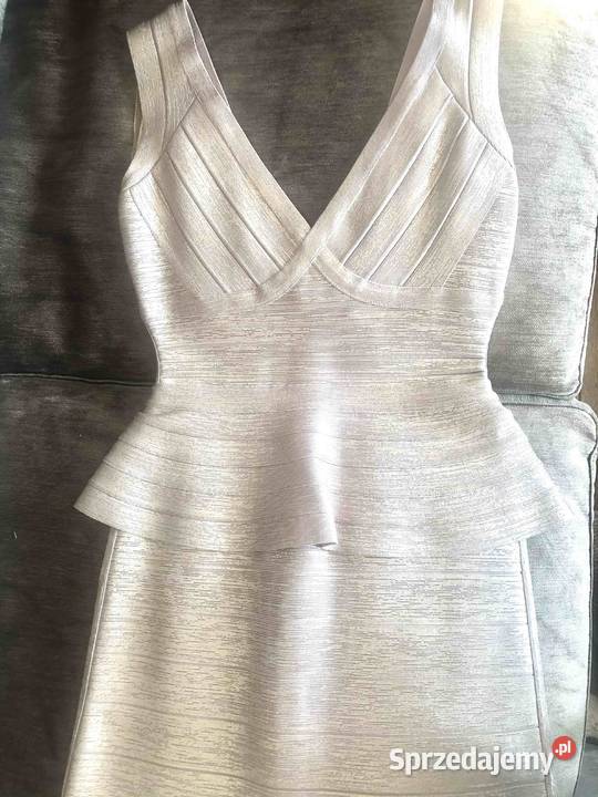 Herve Leger suknia wieczorowa S nienoszona mazowieckie Warszawa sprzedam