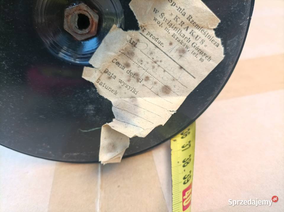 Świecznik miedziany mazowieckie Sterdyń