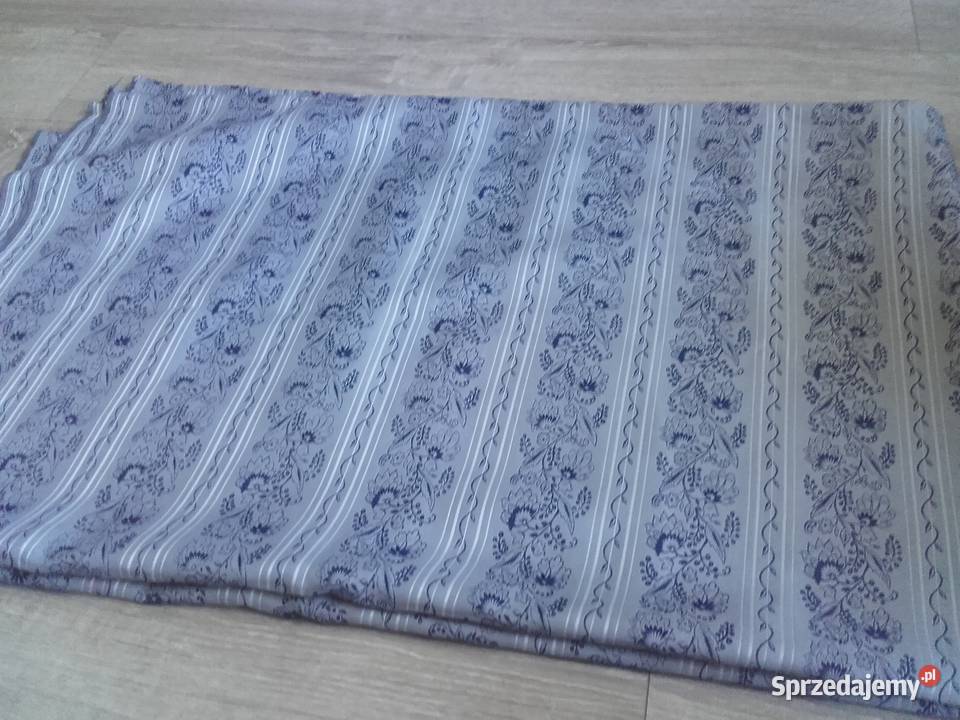 Tkanina dekoracyjna vintage PRL Warszawa sprzedam