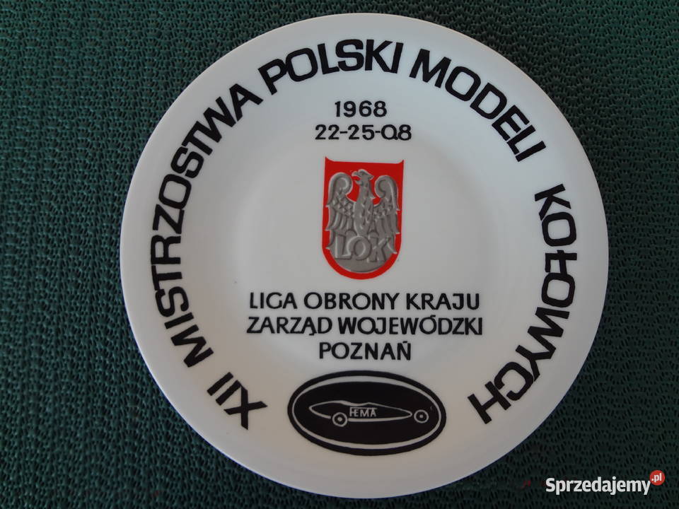Talerzyk ceramiczny LOK 1968 Wrocław