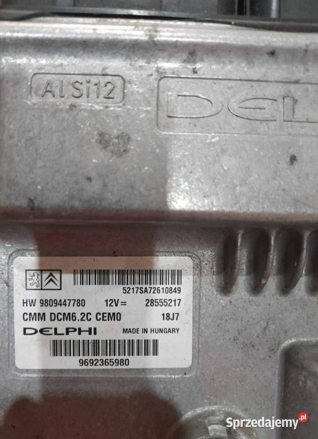 Komputer BSI Zestaw Body Citroen Jumper Boxer Ostrów Wielkopolski