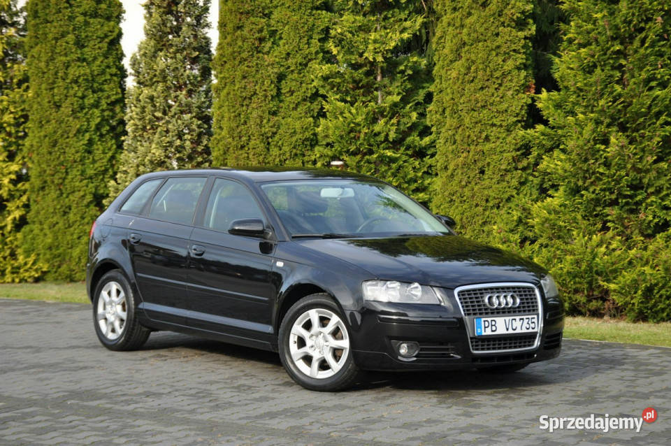 Audi A3 19TDI105CzarnaKlimatronikGrzane elektrochrom. lusterko wst. Ostrów Mazowiecka sprzedam
