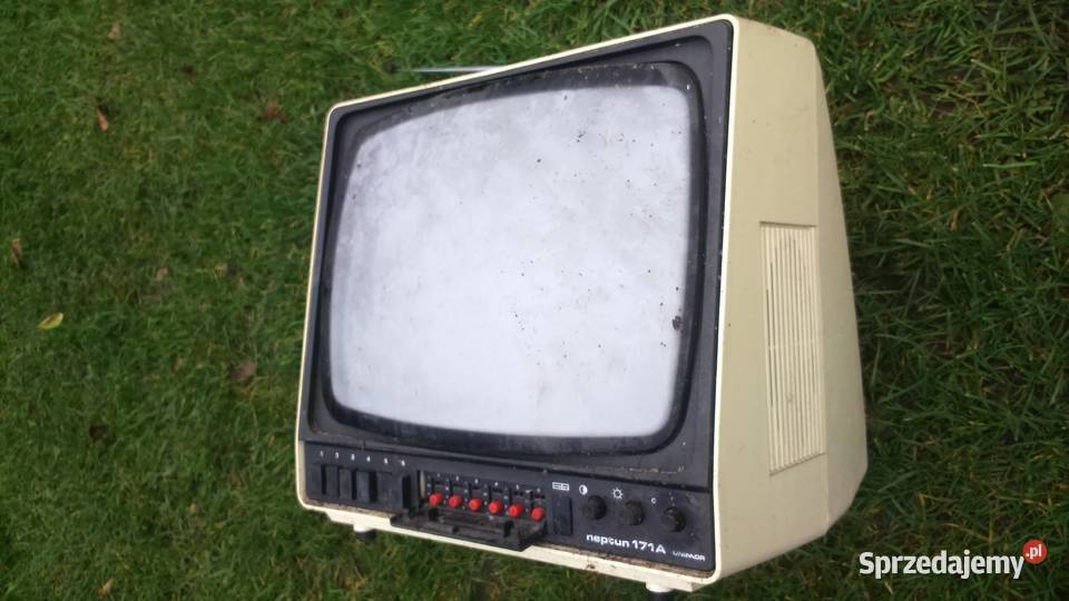 Telewizor Neptun 171A Unimor vintage PRL Telewizory Tuszkowo