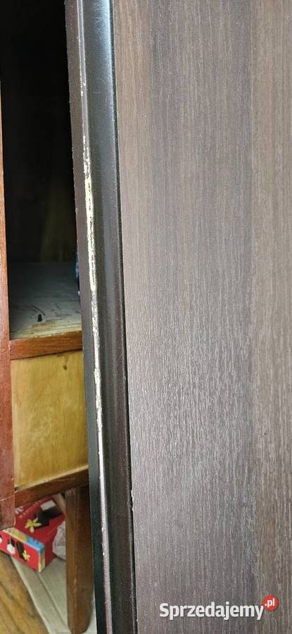 Stół owalny duży ciemny orzech Pruszków