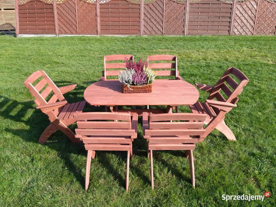 Meble ogrodowe drewniane składane typ X wersja 2 Kalety sprzedam