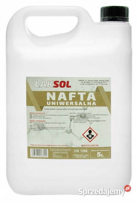 Nafta Antykorozyjna Opałowa Uniwersalna Bańka 5L Łódź sprzedam