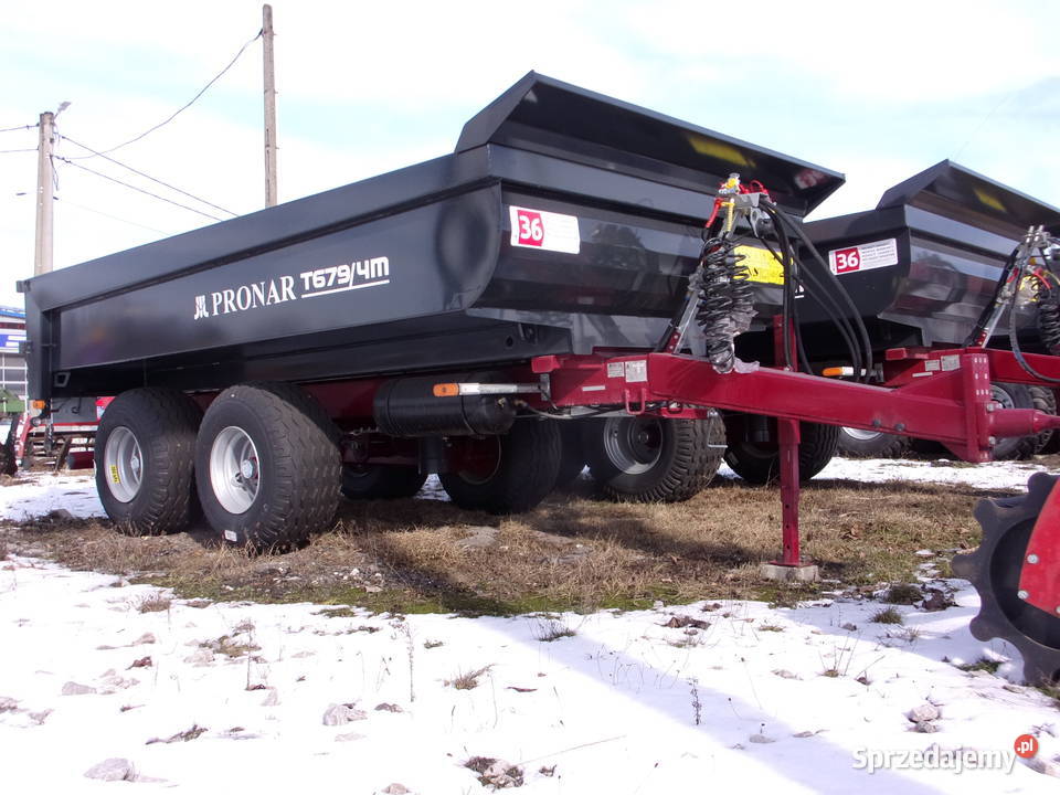 Przyczepa budowlana tandem T6794M 85tony PRONAR łódzkie Opoczno