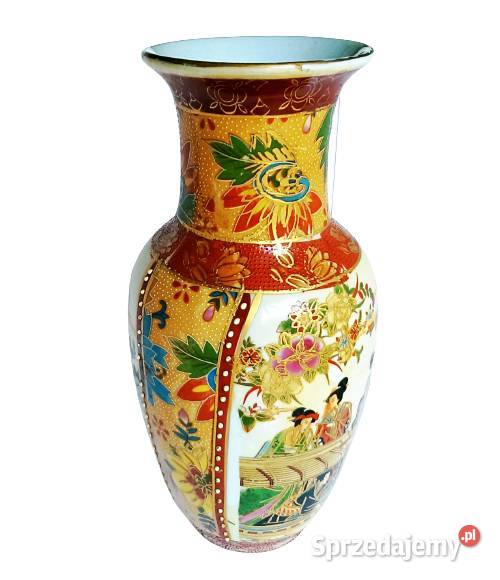 Stary Chiński Orientalny Wazon Wazonik PRL 26 Antyki, Sztuka, Kolekcje małopolskie Kraków